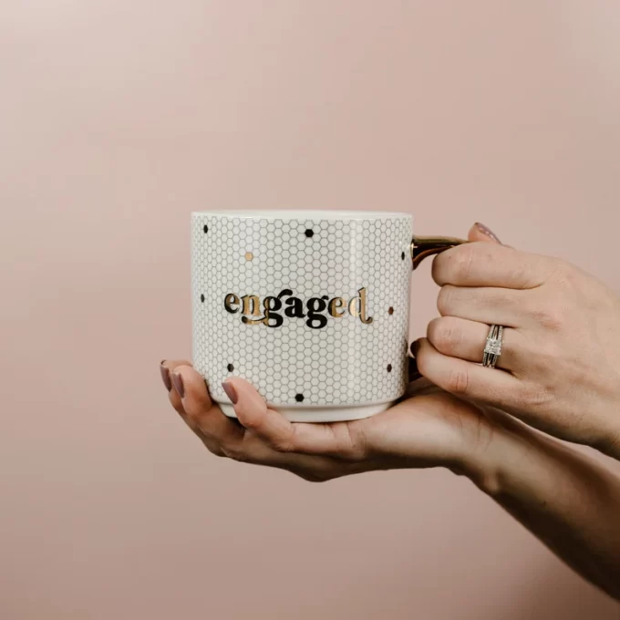 engaged mug