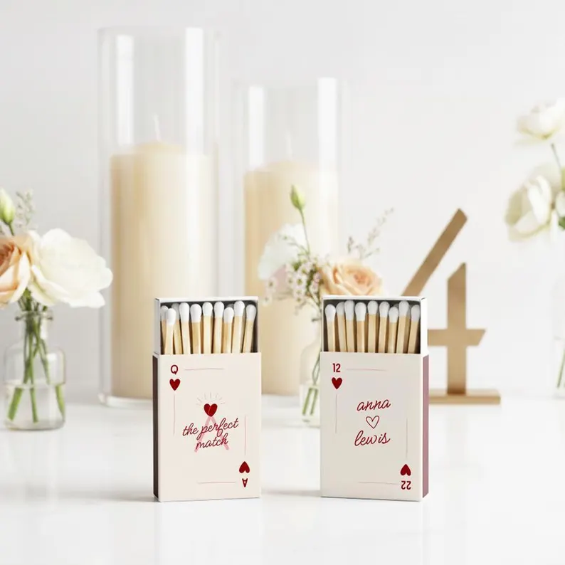 wedding matches the perfect match favors