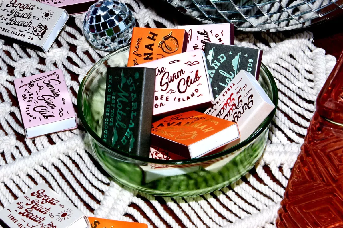 custom wedding matchbooks for the bar