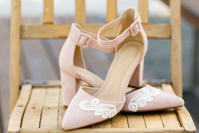 colorful wedding shoes