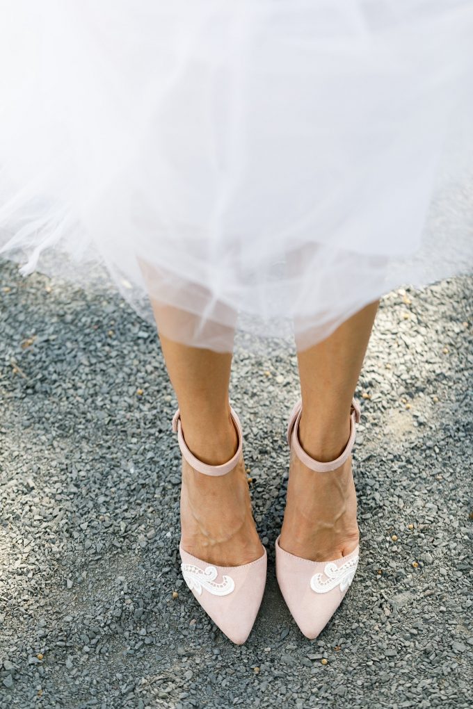 colorful wedding shoes