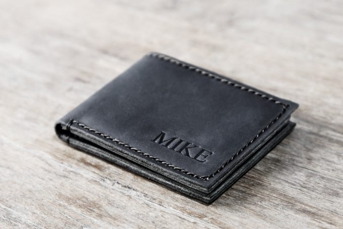 handmade leather wallets
