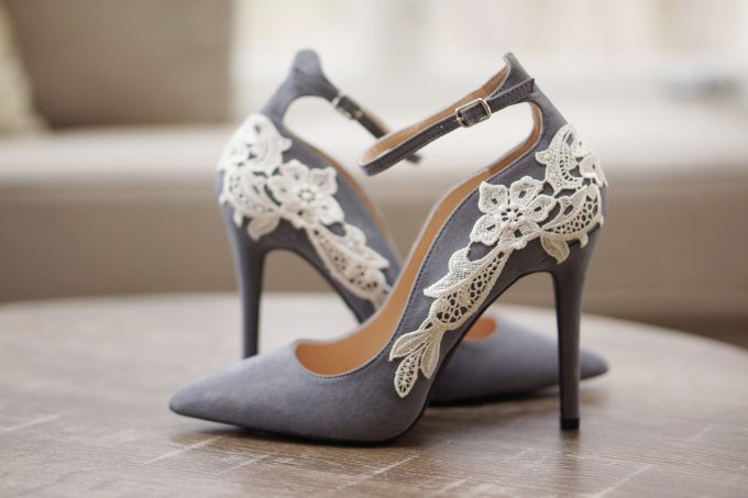 colorful wedding shoes