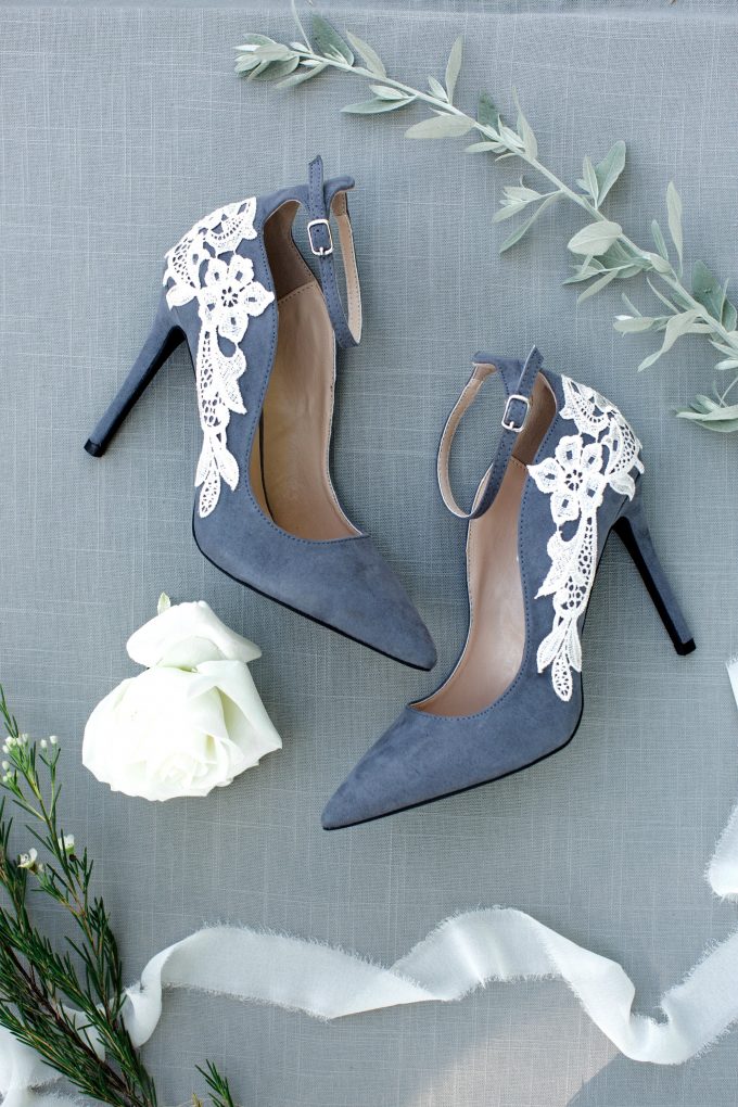 colorful wedding shoes