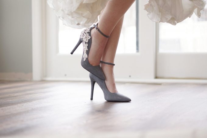 colorful wedding shoes