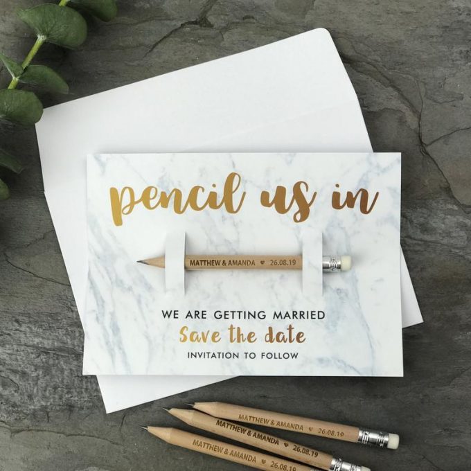 pencil save the date