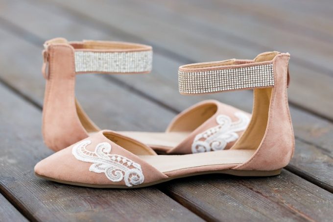 colorful wedding shoes