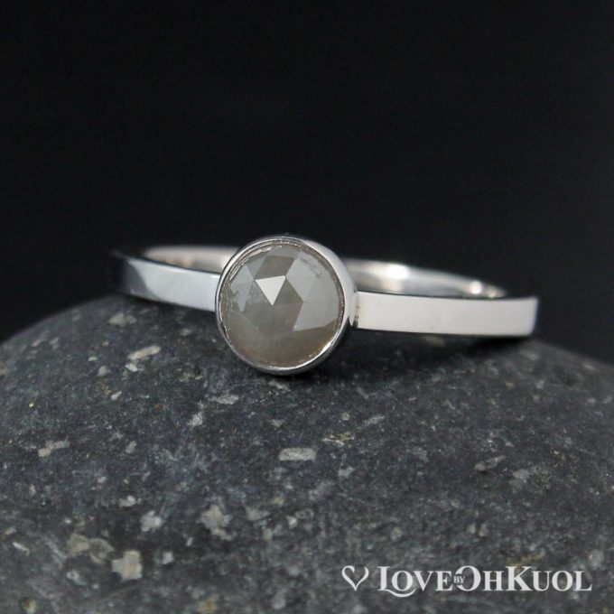 grey engagement ring