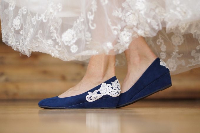 colorful wedding shoes