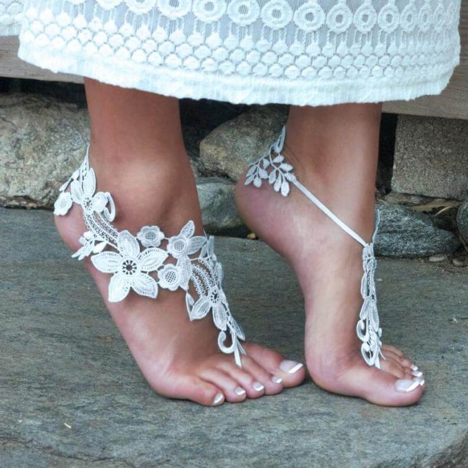 beach wedding shoes