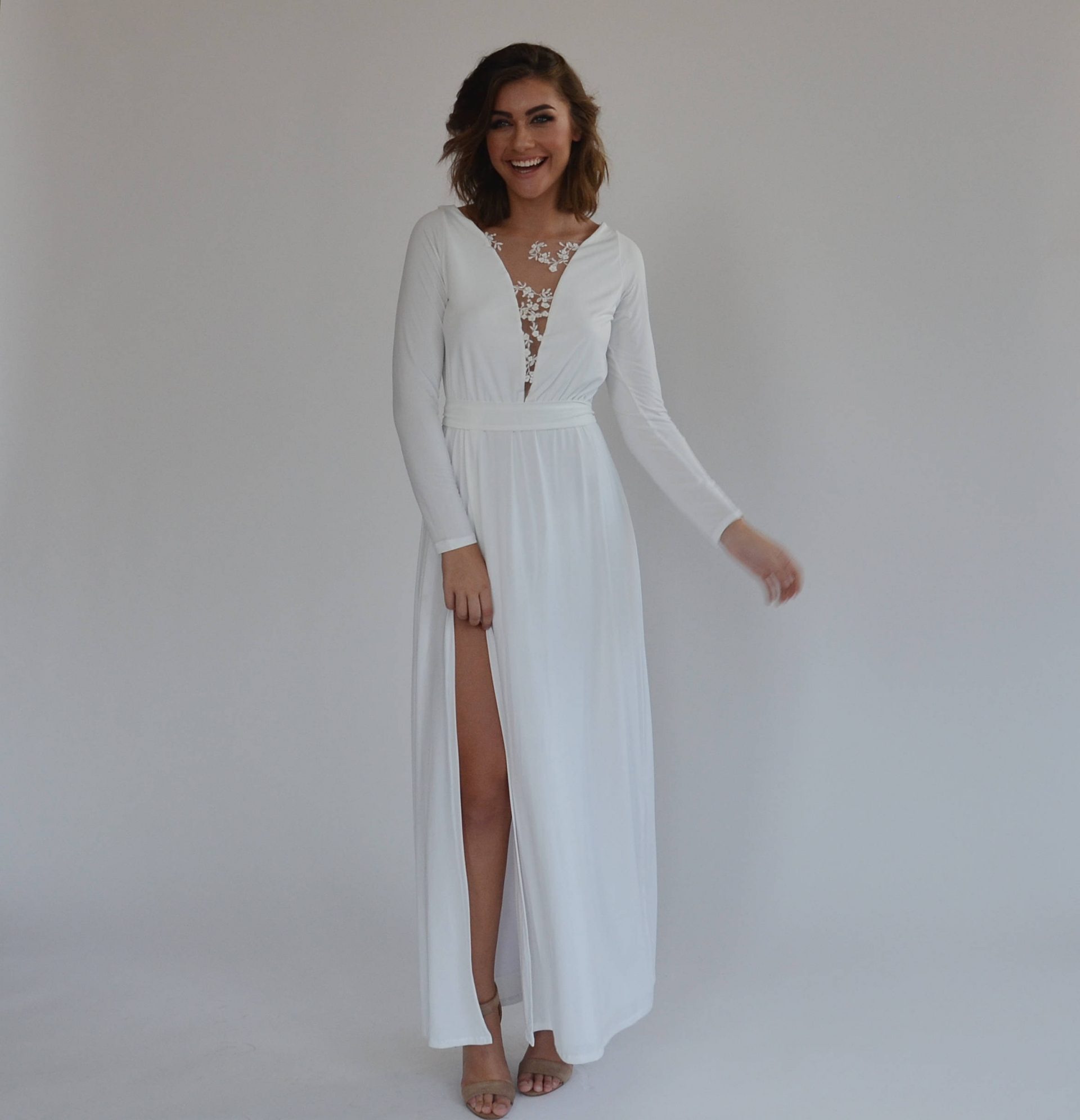 16 Beautiful + Cheap Bohemian Wedding Dresses on Etsy