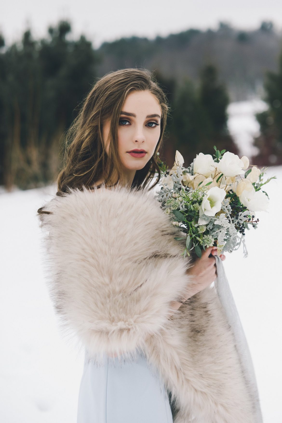 The Best Faux Fur Wraps for Weddings | Emmaline Bride