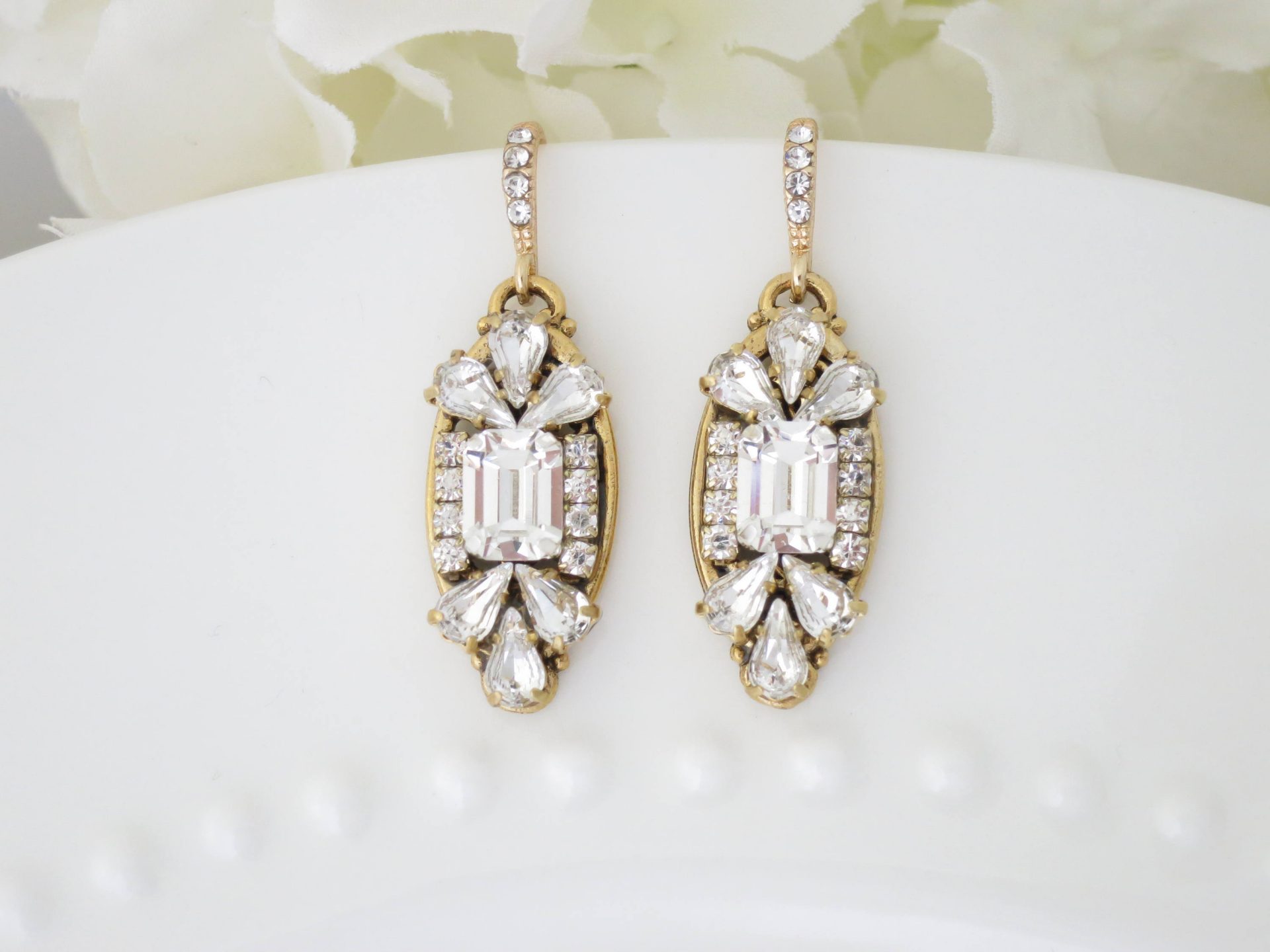 10 Most Beautiful Art Deco Earrings for the Bride | Emmaline Bride ...