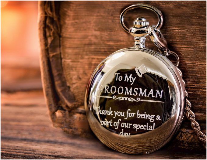 groomsman pocket watch