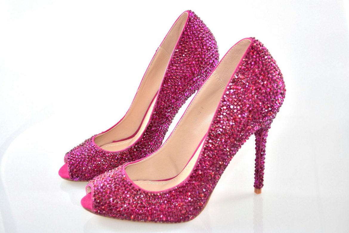 20 Sparkly Wedding Shoes That Take High Heels to the Next Level