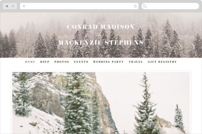 best wedding website | design by chocomochino