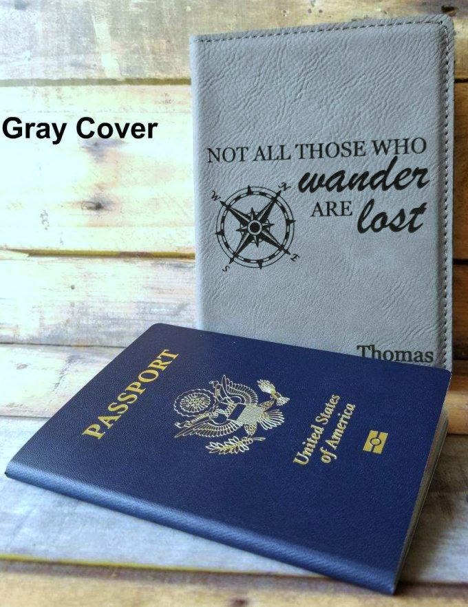 engraved passport cover