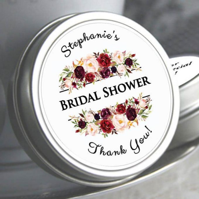 mint favors for bridal showers