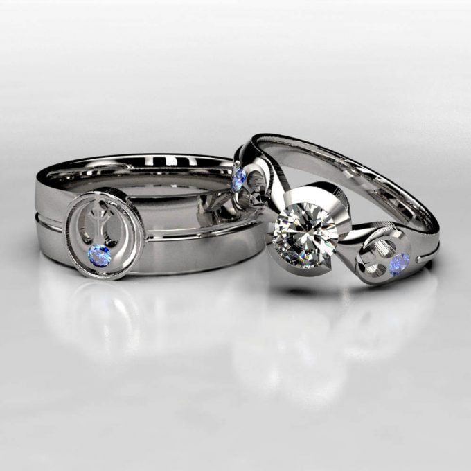 geeky wedding rings