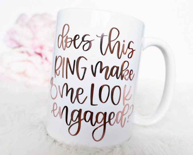 newly engaged mugs