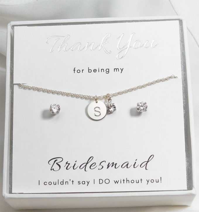 beautiful bridesmaid jewelry set