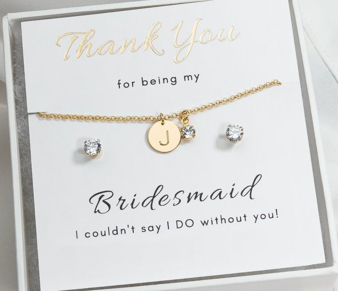 bridesmaid necklace set