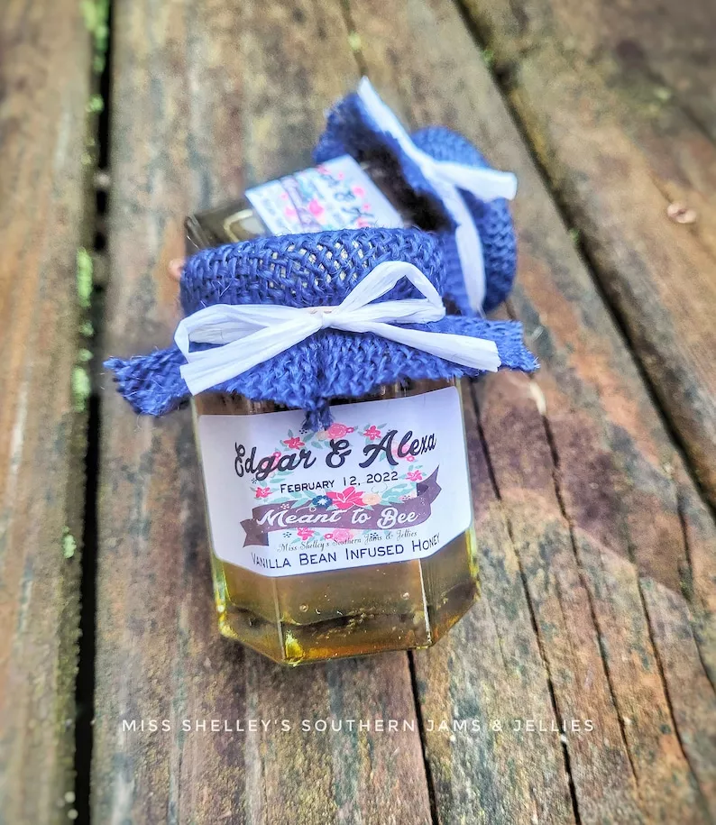 honey wedding favor jars