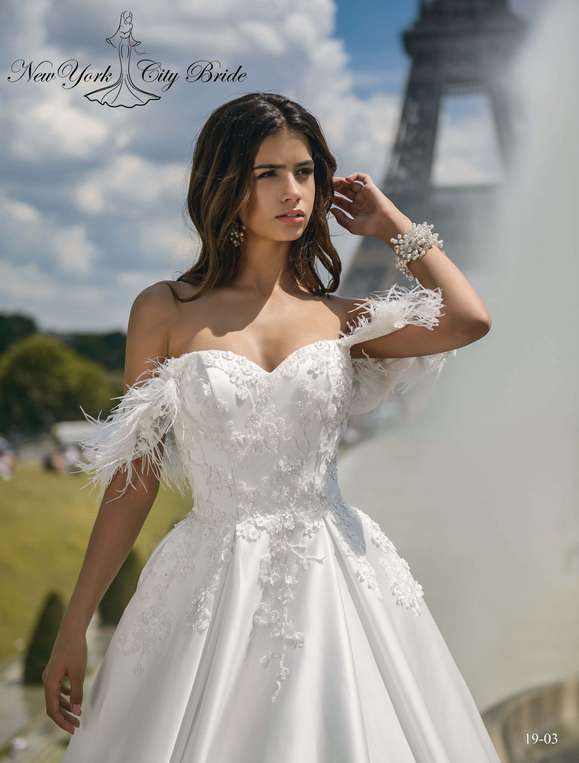 7 Off-the-Shoulder Wedding Dresses with Train, Ball Gown, A-line | EB