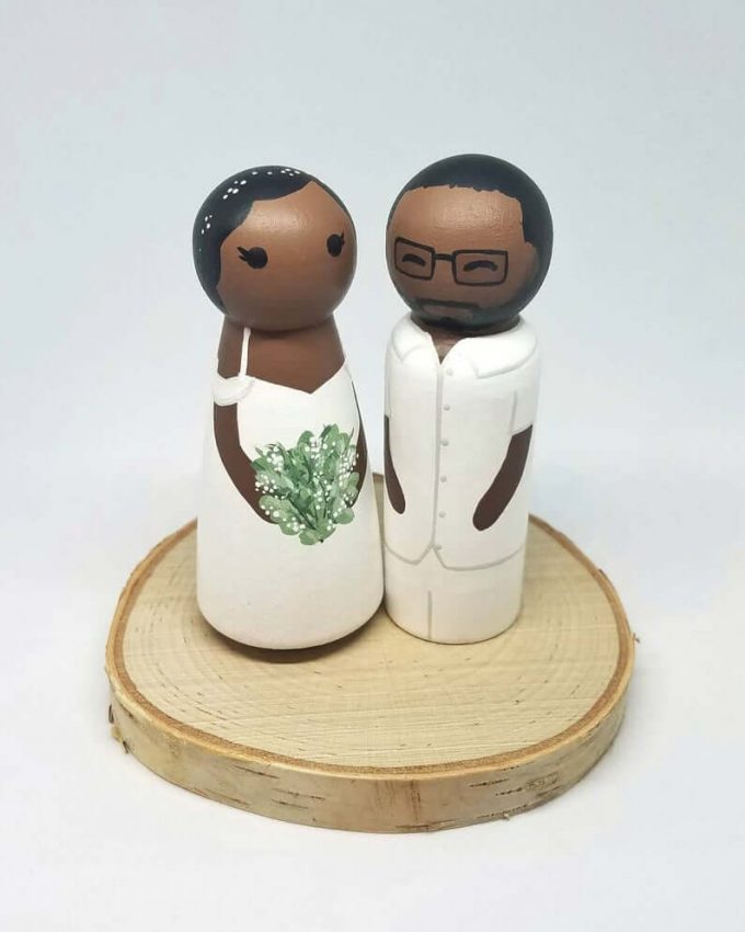 minimalist cake toppers