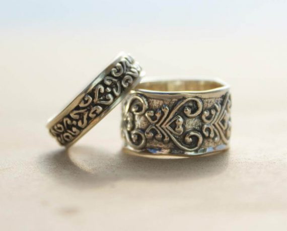 handmade wedding ring sets for couples