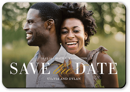 get the best save the date magnets with photo and free envelopes
