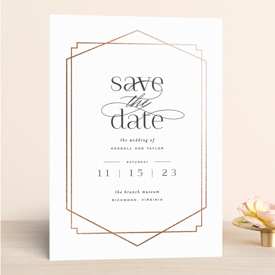 save the date without photo