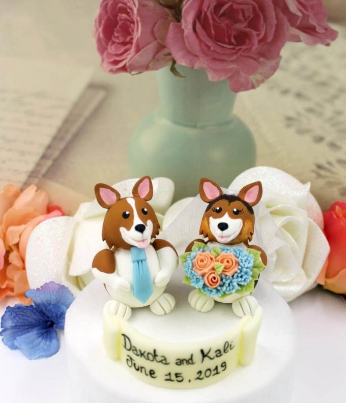cute wedding cake toppers