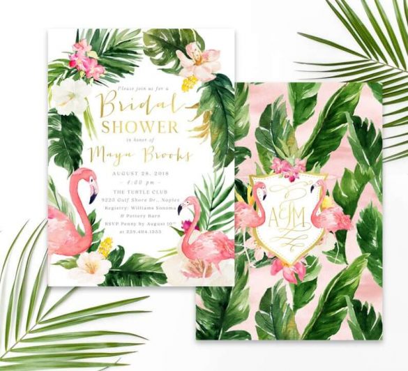 Lillian Rose Flamingo Bridal Shower Game Set - Includes 3 Interactive Games For 24 Players, Date Night Idea Cards - View #14