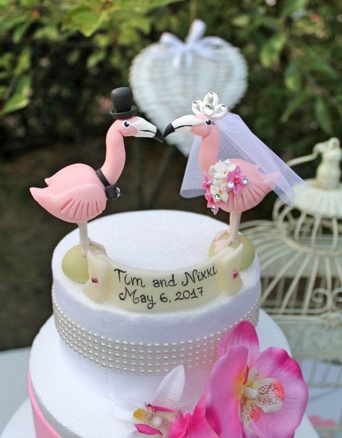 cute wedding cake toppers