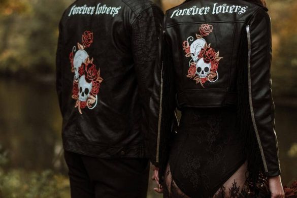 Couples' National Trendy Jackets With Contrast Color Stitching