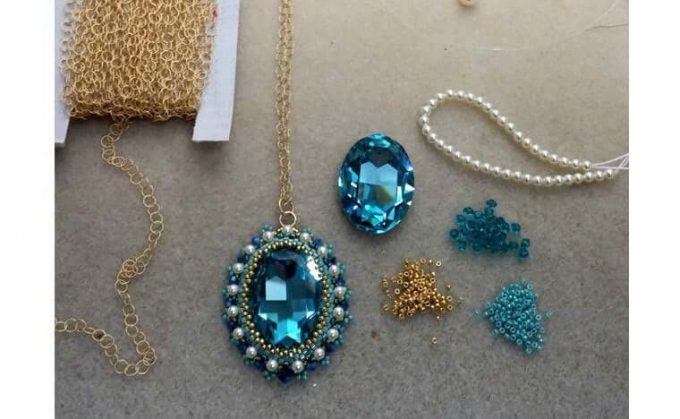 turquoise bridal necklace