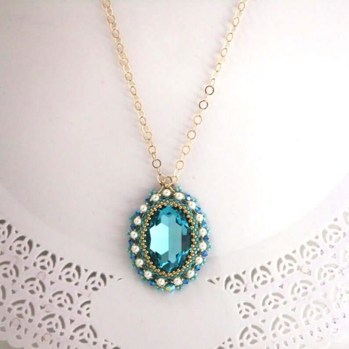 turquoise bridal necklace