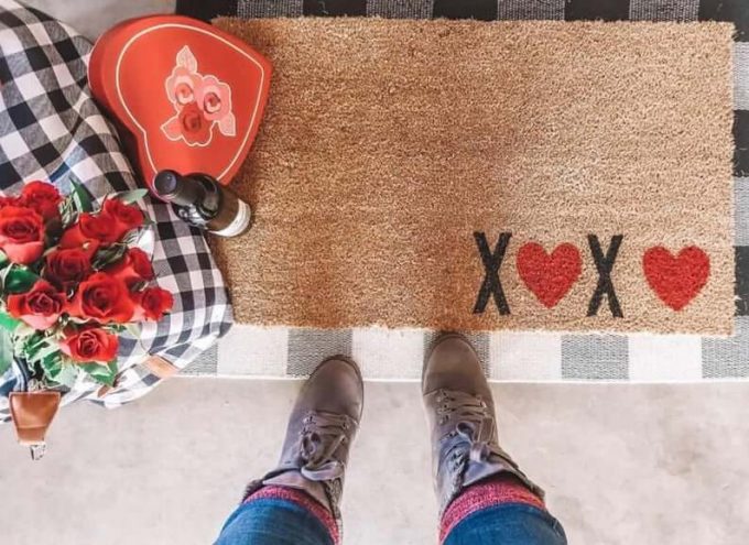 Valentine's Day doormats