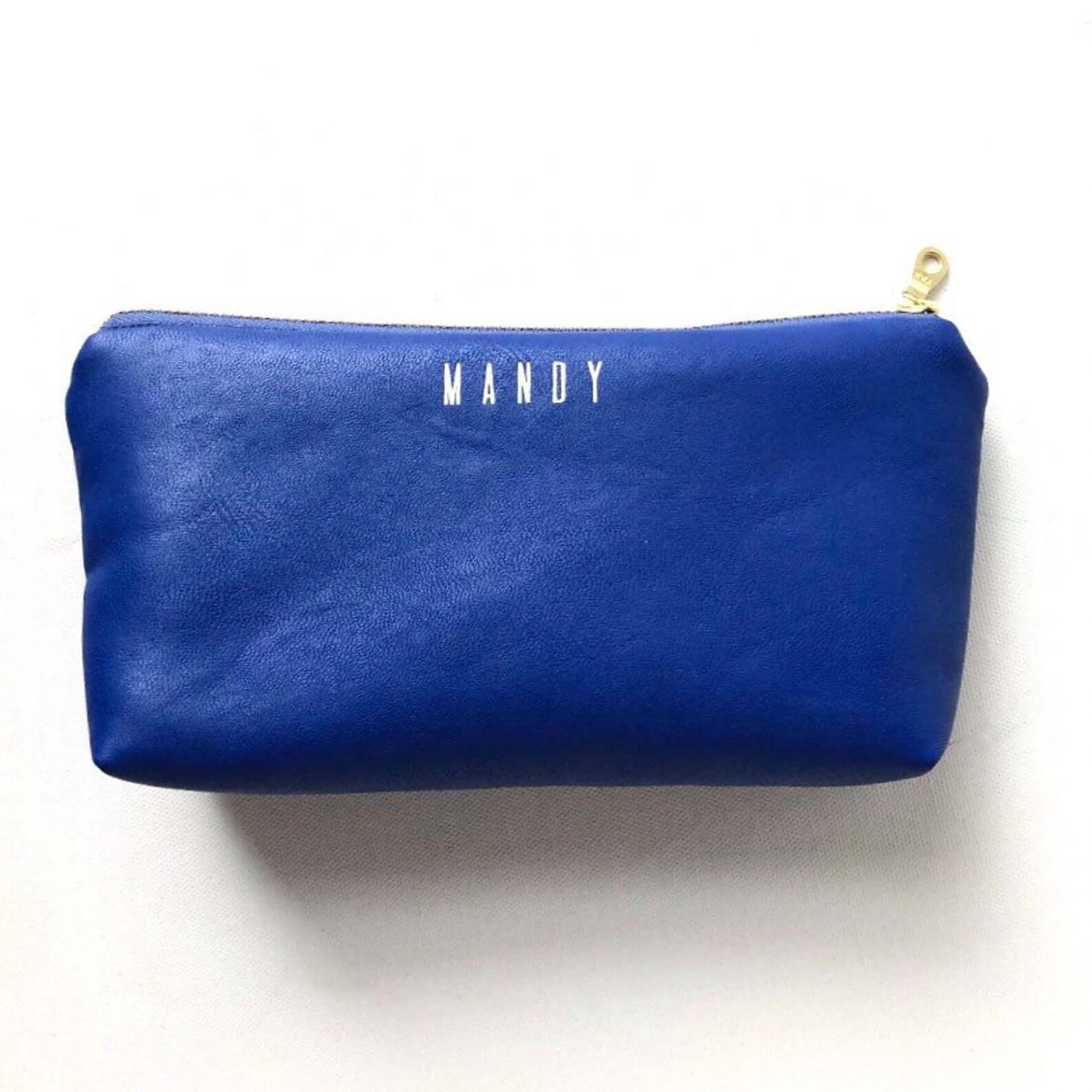 Bridesmaid Makeup Bags with Names on Them (+ What to Put Inside)