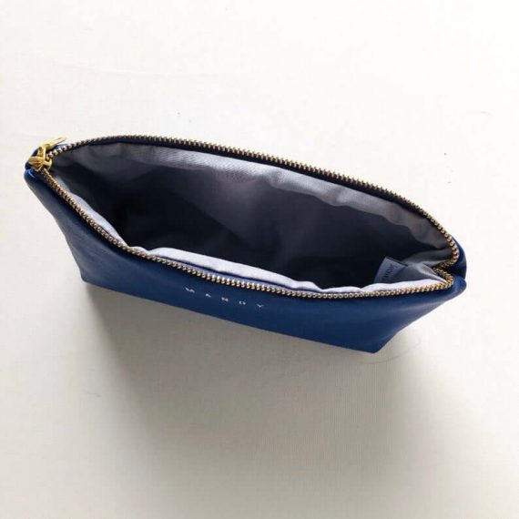 Bridesmaid Makeup Bags with Names on Them (+ What to Put Inside)