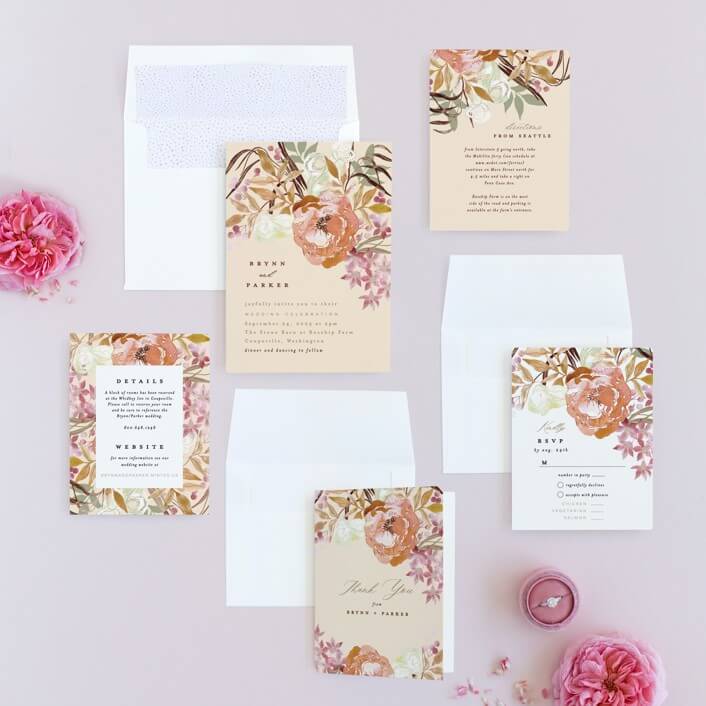 Where to Find Personalized Wedding Invitations | Emmaline Bride Wedding ...