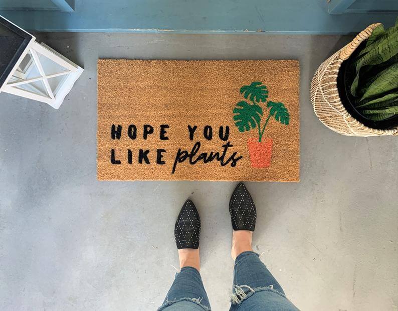 10 Cute + Funny Doormats on Etsy for Spring 2020 | Emmaline Bride