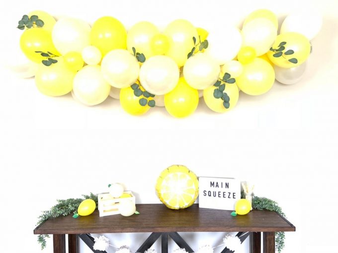 lemon themed bridal shower
