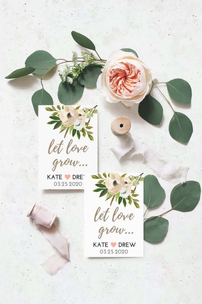 seed favors for weddings