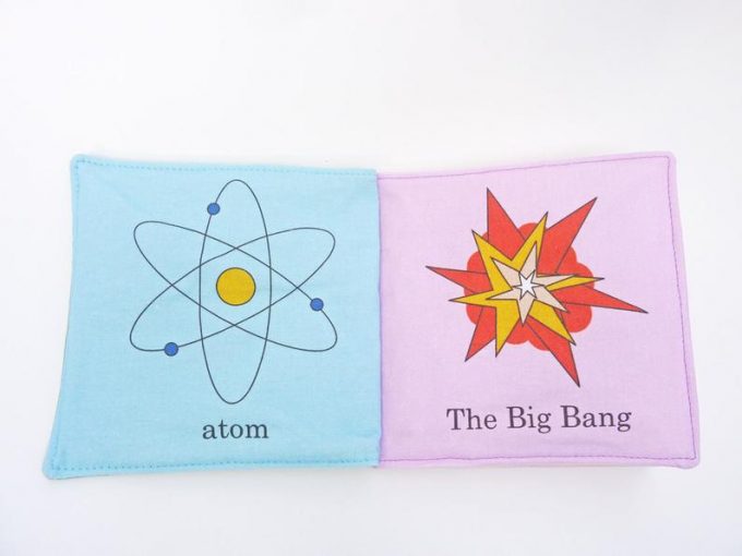 nuclear physics cloth baby book