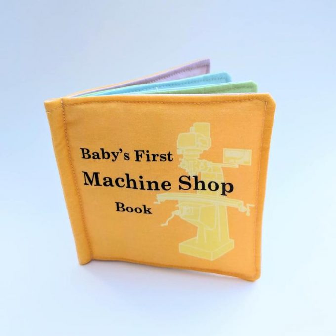 machine shop cloth baby book