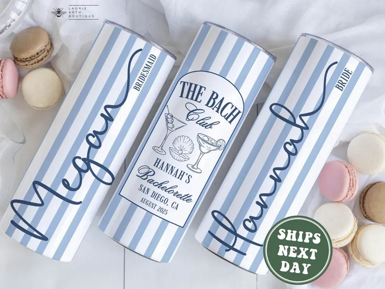 bachelorette party tumblers for bridesmaids