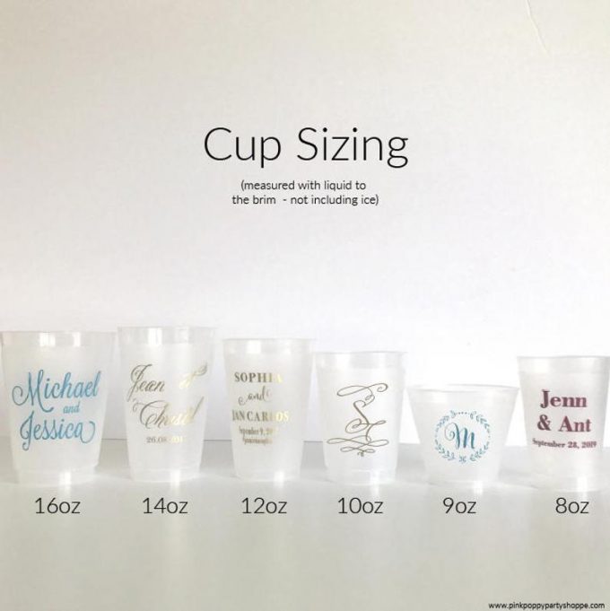 plastic cups for wedding