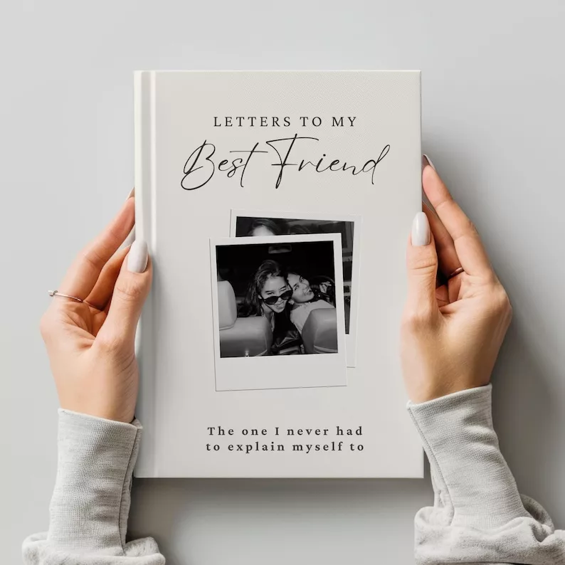 letters to my best friend maid of honor journal gift idea